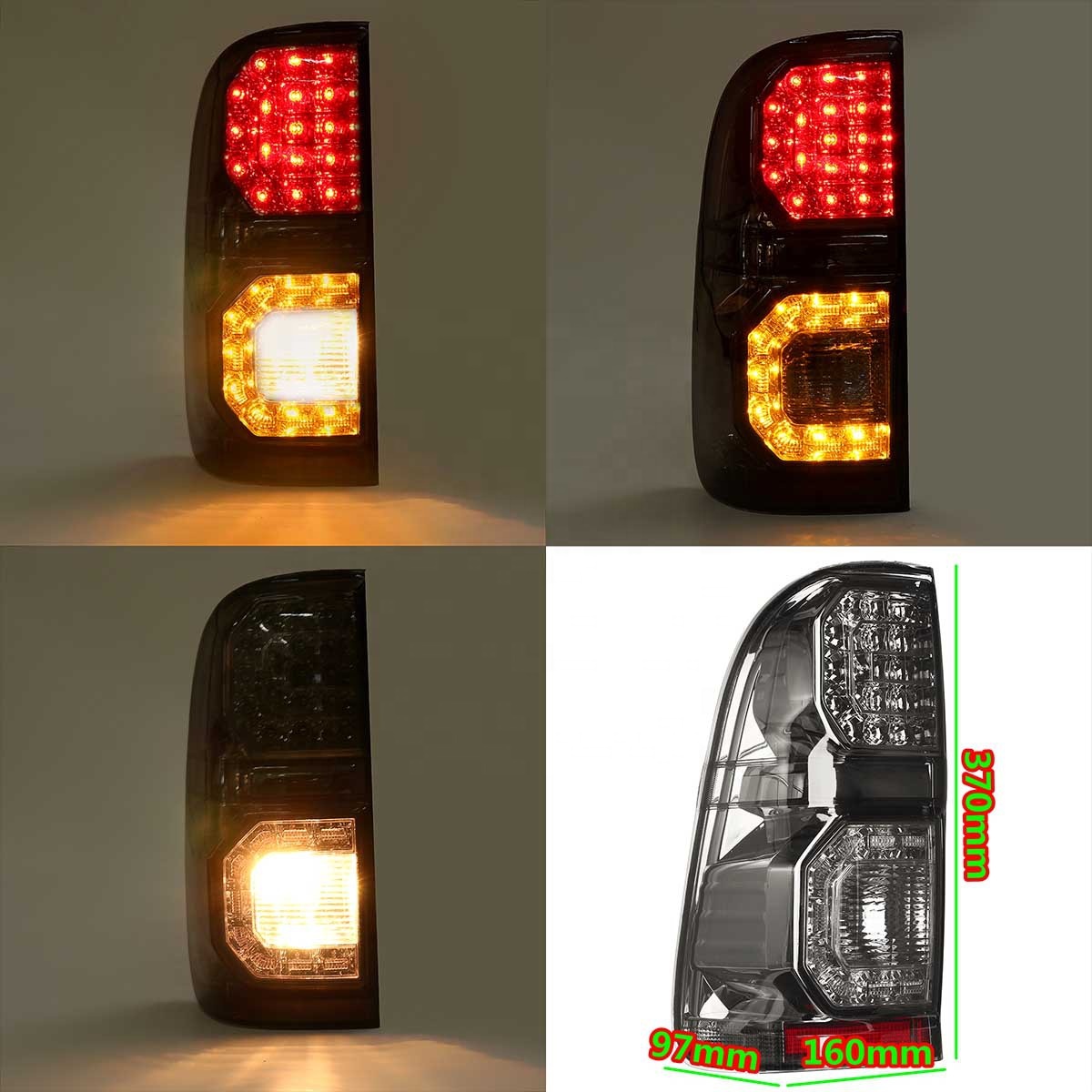 HW 4X4 CAR LED REAR LIGHTS TAIL LAMP FOR HILUX VIGO 2005-2014