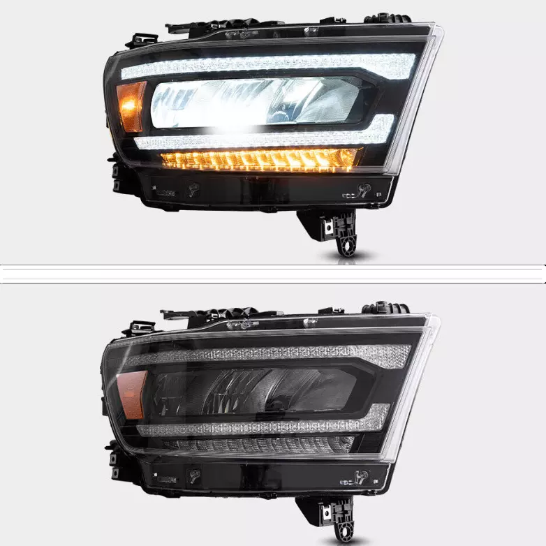 Auto Lighting with DRL 2019 Offroad 4x4 car exterior accessories pickup Full LED Headlights For Ram 1500