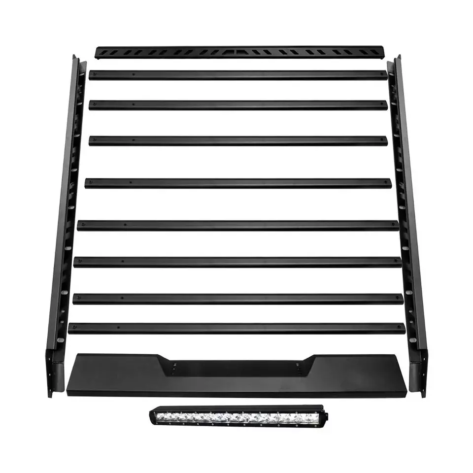 Exterior Offroad Accessories Roof Rack with Led Light Bar for Jimny 2019+
