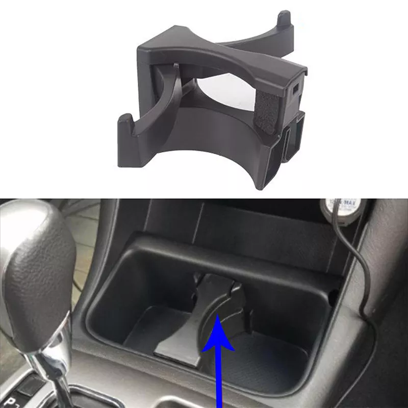 Interior Accessories Plastic Center Console Cup Holder Insert Divider Separator for Tacoma 2005-2015