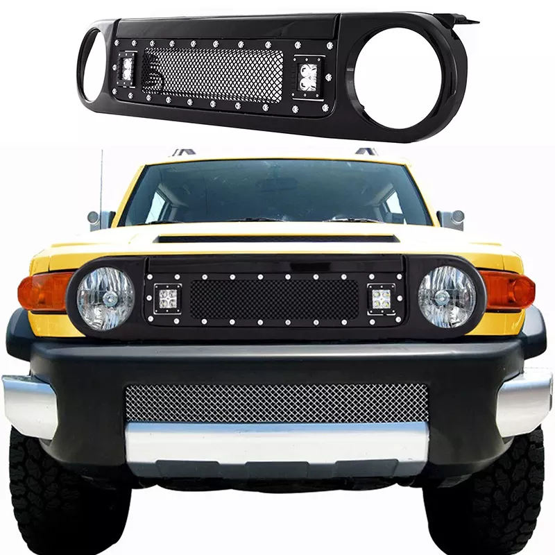 Exterior Accessories Front Grille with LED Lights for FJ Cruiser 2007