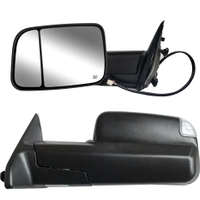 Exterior Accessories Power Heated Manual Towing Mirror W Signal Light for Dodge Ram 1500 2009-2018
