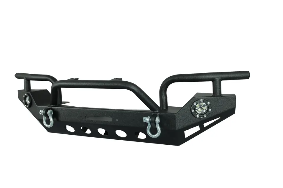 Offroad Car Front Bumper with Led Lights For Wrangler JK 2007-2017