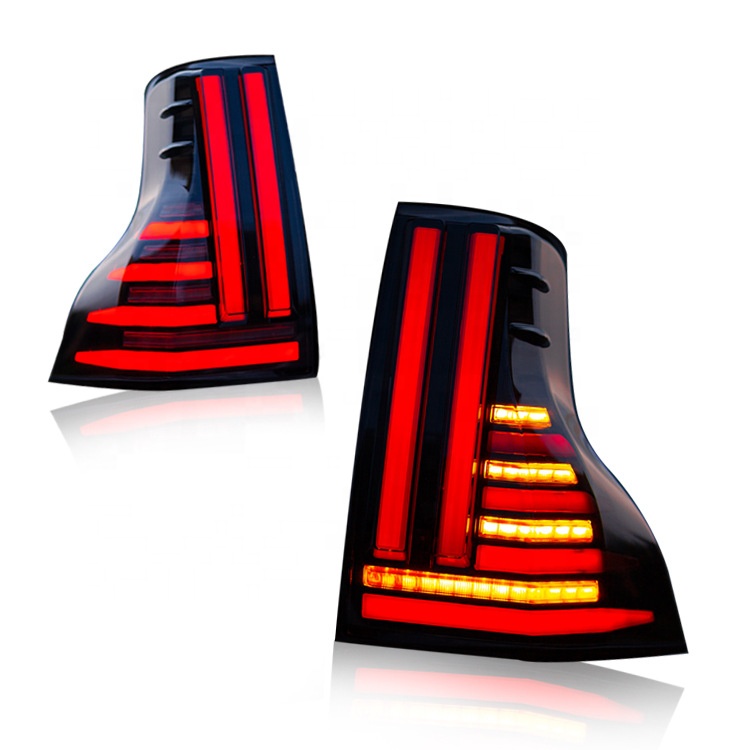 Car LED Tail Lamps Lights For Land Cruiser Prado 2010-2021