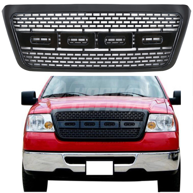 Ford F150 04'-08' Raptor Type Gloss Black Grille
