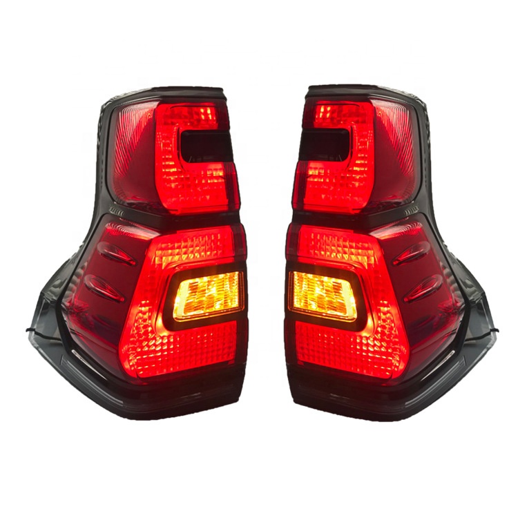 HW 4X4 Offroad Car LED Tail Lamps Lights For Land Cruiser Prado 2018-2021