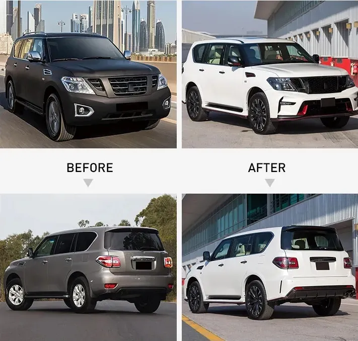 Car Accessories 10-19 upgrade to 1st Gen NSM-Style body kit for Nissan Patrol Y62