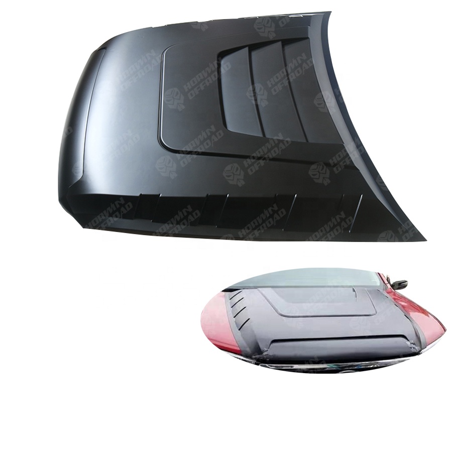 NEW Popular Durable ABS Exterior Accessories Cover Black Color Hood Scoop Bonnet Scoop Hood Protector Cover for Hilux 2016-2020