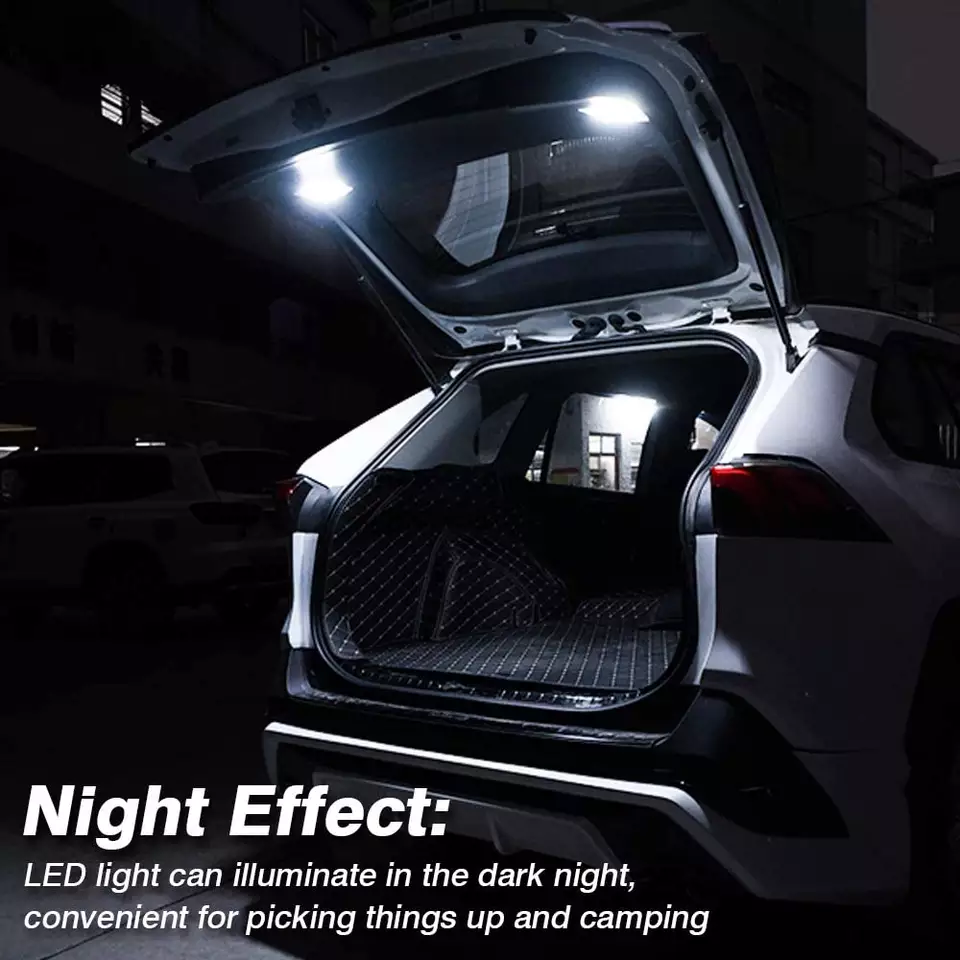 Car Cargo Lamps Decorative Atmosphere Lamp Trunk Ceiling Lighting 2 PCS 2019-2022 Accessories