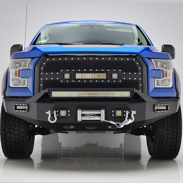 15-16 Front Bumper with Led Light for Ford F150