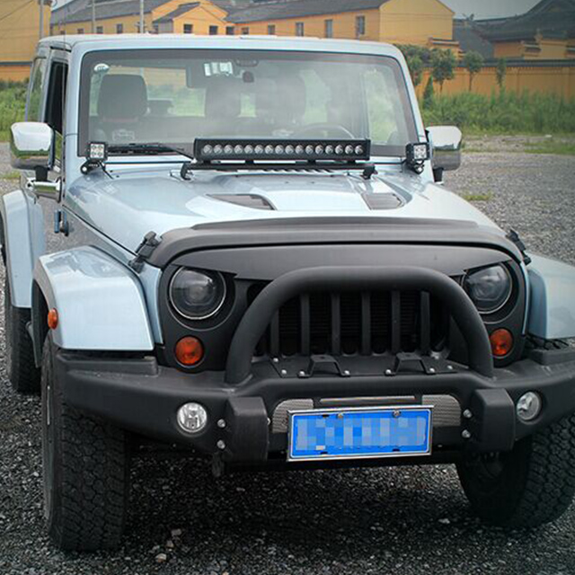 Front Bumper with Bull Bar or without Bull Bar for Jeep Wrangler JK