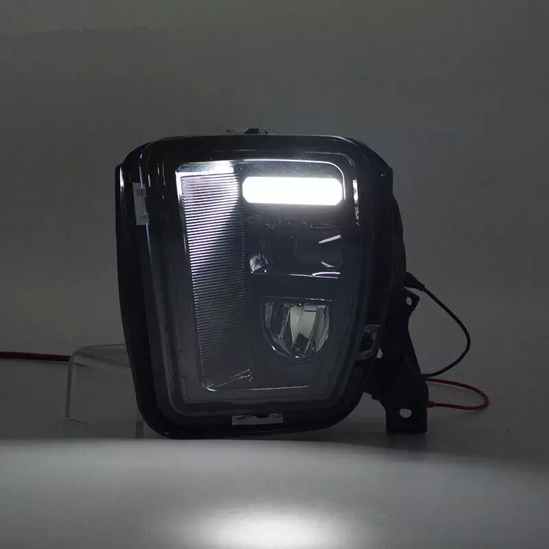 Pickup Accessories Car Bumper LED DRL Driving Fog Lights Lamp Assembly For Ram 1500 2013-2018