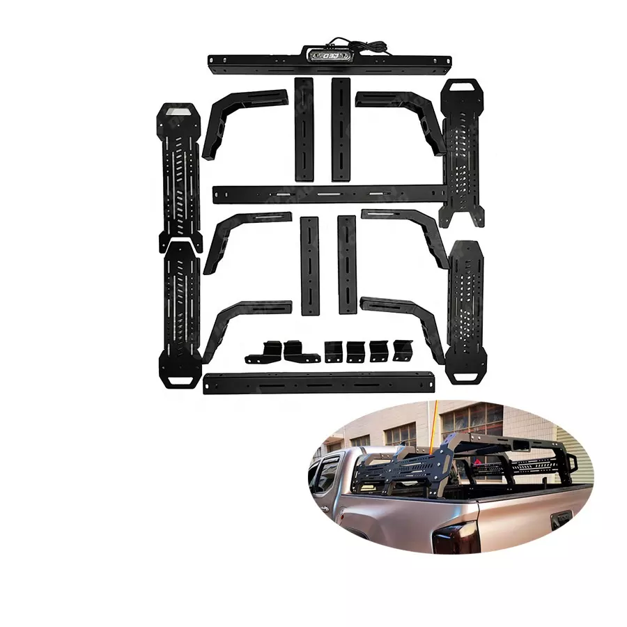 4x4 offroad Car Multifunctional Roll Bar Roof RacK Carrier with light or not For Tacoma 2005-2022