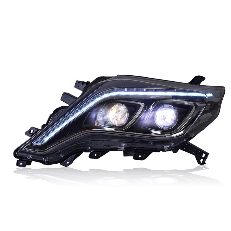 HW 4X4 LED Car Headlights Front Lamps For Land Cruiser Prado 2014-2017