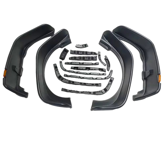 Flat Style Fender Flare Front And Rear for Jeep Wrangler JK