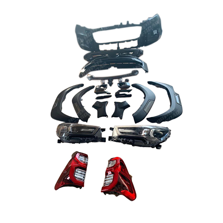 4x4 Offroad Car Upgraded Facelift Front Bumper Kit Bodykit for Hilux Revo 2021