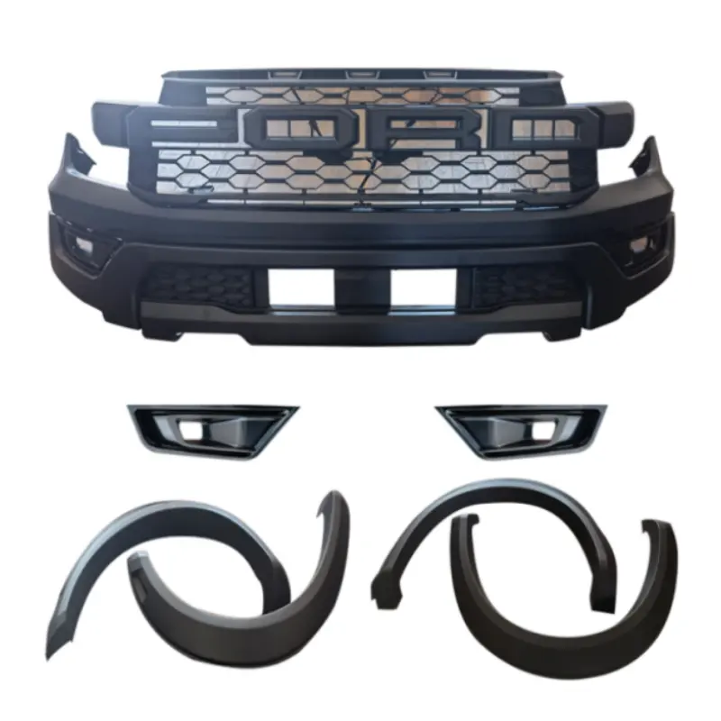Body Kit for Ranger T9 2022 Upgrade To Raptor with Front Bumper Grille Fender Flare