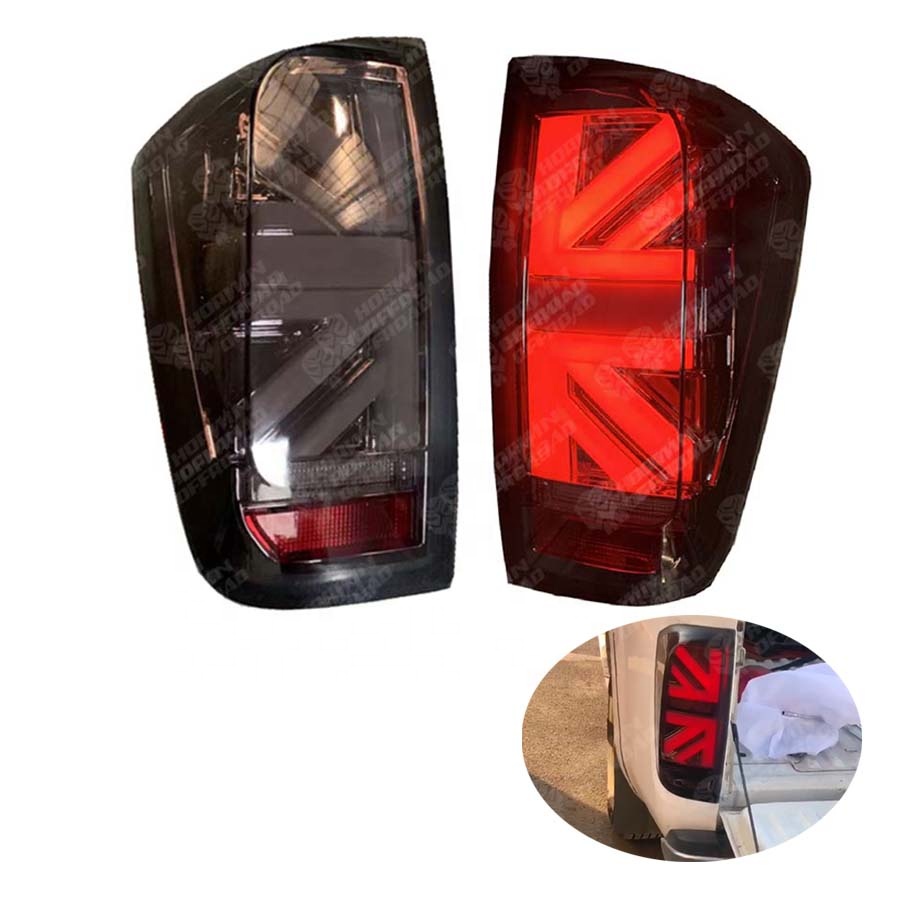 Smoke Cover Car Lights Rear Light LED Tail Lamp Highlight for Navara Np300 D23 2015-2022