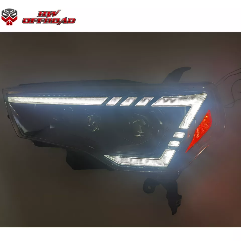 HW 4x4 Offroad Car LED Headlights Front lights Lamps For 4RUNNER 2014-2022 Accessories