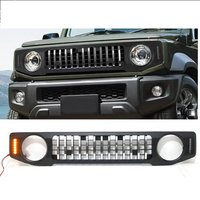 Pickup Car Accessories Front Mesh Grille With LED Lights For Jimny 2019+