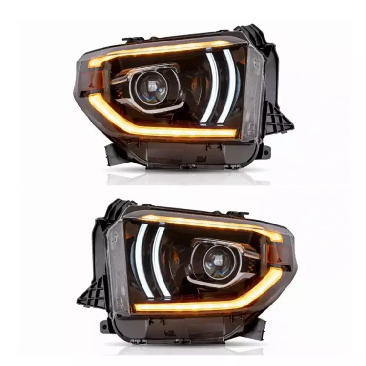 Auto Lighting with DRL 2014 - 2020 Offroad 4x4 car exterior accessories pickup LED Headlights For Tundra