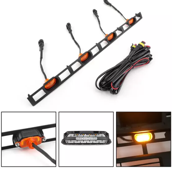 Car Grille with Led Light 2012 - 2015 Offroad truck accessories Front Grill For Tacoma Pickup