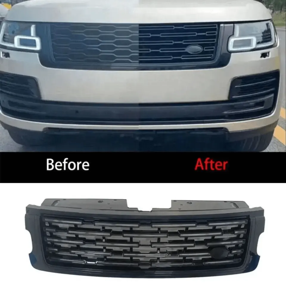 HW Auto Parts 18-22 Model Grille update to 2023 Grille for Range Rover Vogue 2018-2022