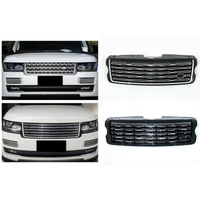 Black and sliver L305 2013 upgrade to 2023 Newest Grille Front Grill for Range Rover Vogue L405 2013-2017