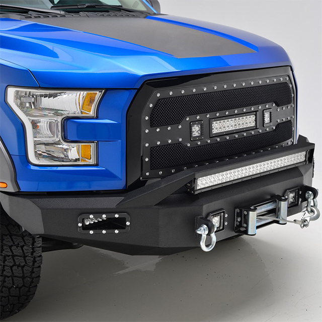 15-16 Front Bumper with Led Light for Ford F150