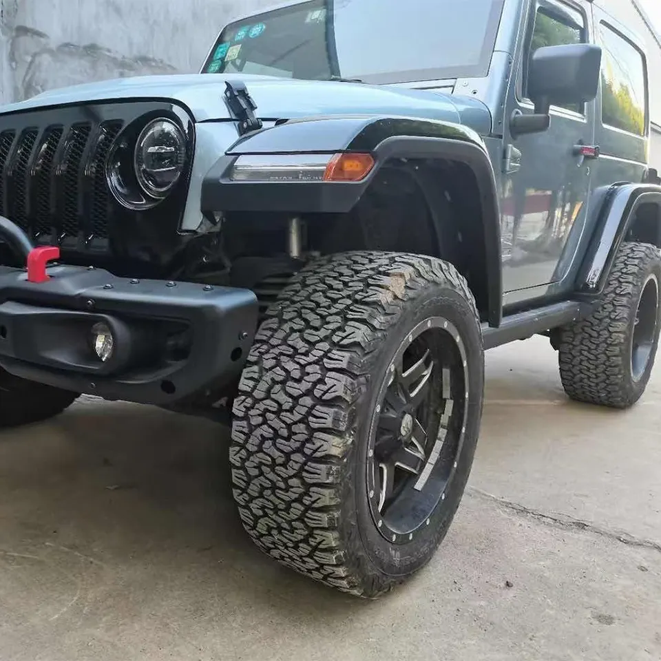 4x4 Exterior Accessories JK Upgrade to JL Front Fender Flares with Fender Liners For Wrangler JK 2007-2017