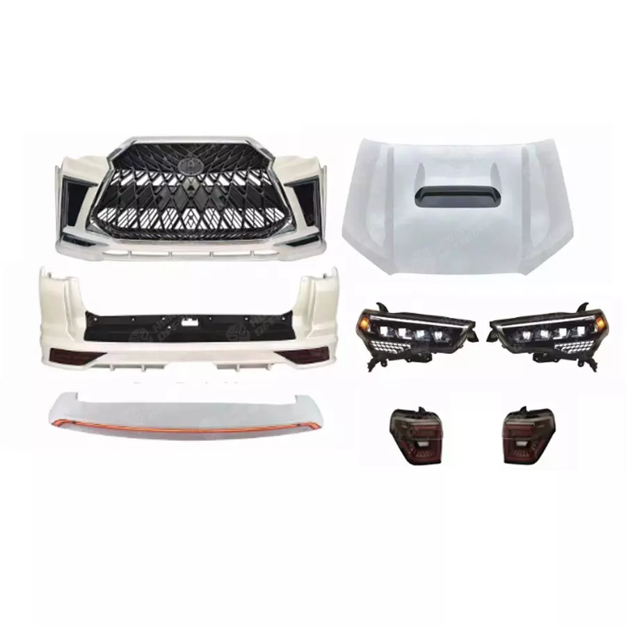 Auto Parts Exterior Parts Bumper Assembly Body Kit Facelift Kit For 4runner 2010-2021