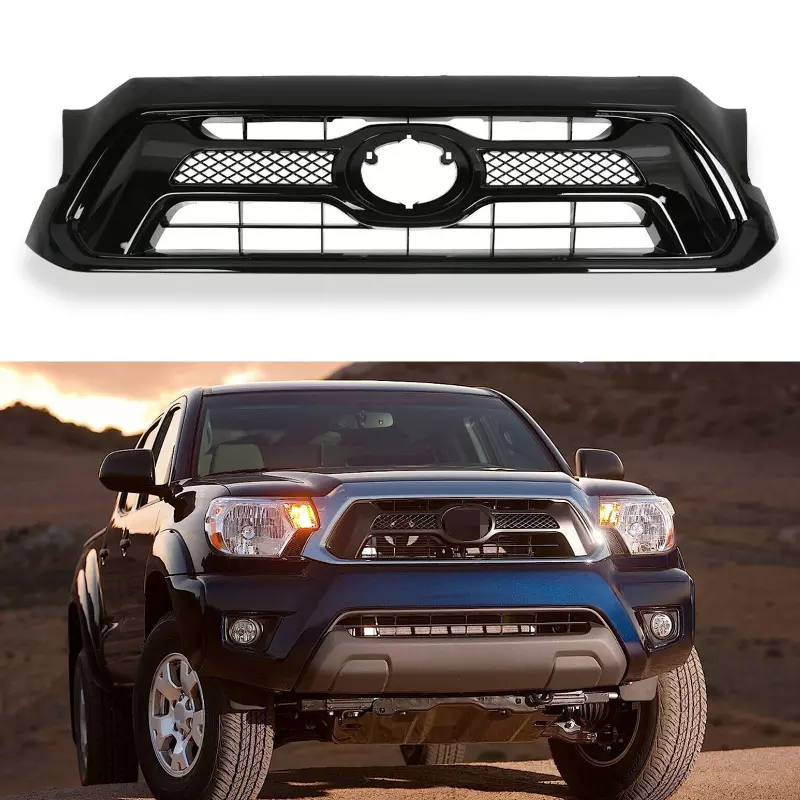 2012 - 2015 Mesh Grille Offroad 4x4 Pickup trucks car exterior accessories Front Grill For Tacoma