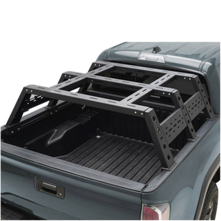4X4 Accessories Offroad Parts Overland Bed Rack Rear Bed Rack Adjustable Height Rack System for Tacoma 2016-2021