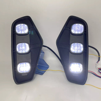 HW 4x4 Car LED DRL Daytime Running Lights Fog Lights For Navara NP300 2021+