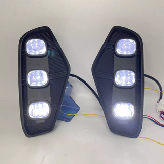 HW 4x4 Car LED DRL Daytime Running Lights Fog Lights For Navara NP300 2021+