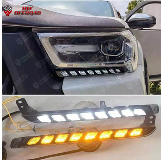 NEW LED Day Time Running Light Fog Lamp DRL Day Running Light For Hilux Rocco 2021+