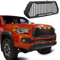 Mesh Grill with amber lights Pickup truck Front Grille For Tacoma 2016 2017 2018