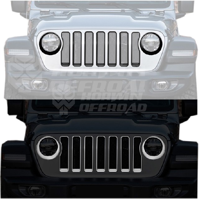 Jeep Wrangler JL DECORATION Circle of Grille