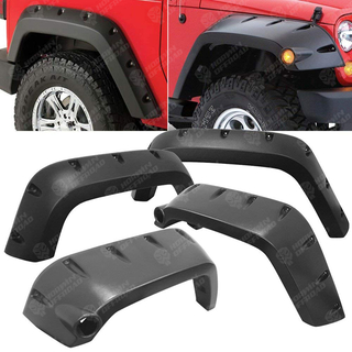 Fender Flares Front/Rear for Jeep Wrangler JK