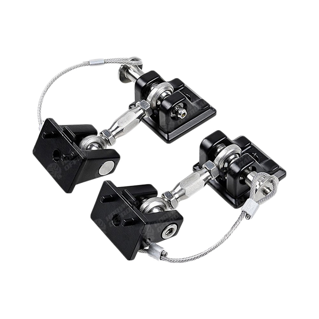 Zinc Alloy Retro style Hood Locks ( Black) for Jeep Wrangler JK